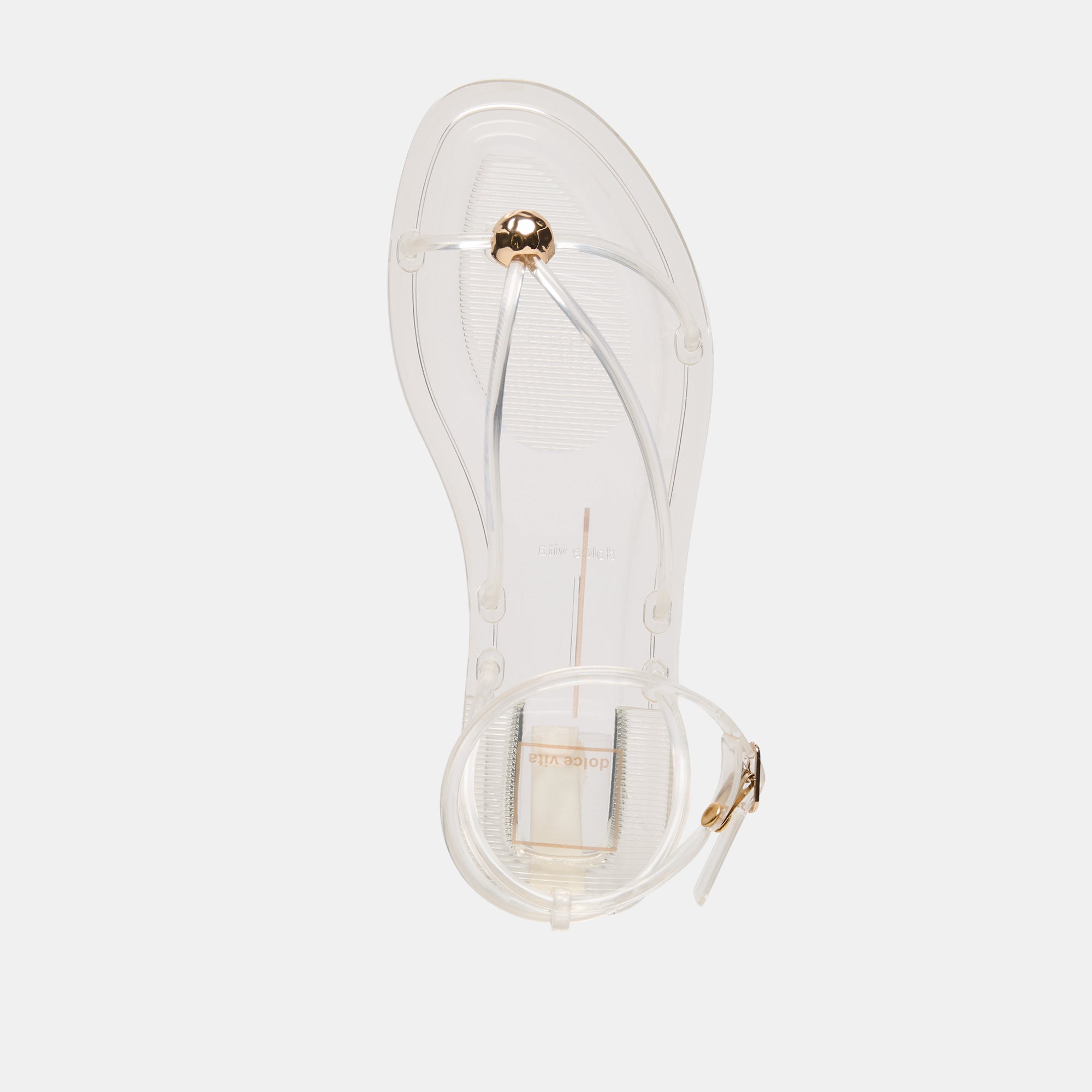 KENLEY VINYL SANDALS CRYSTAL JELLY