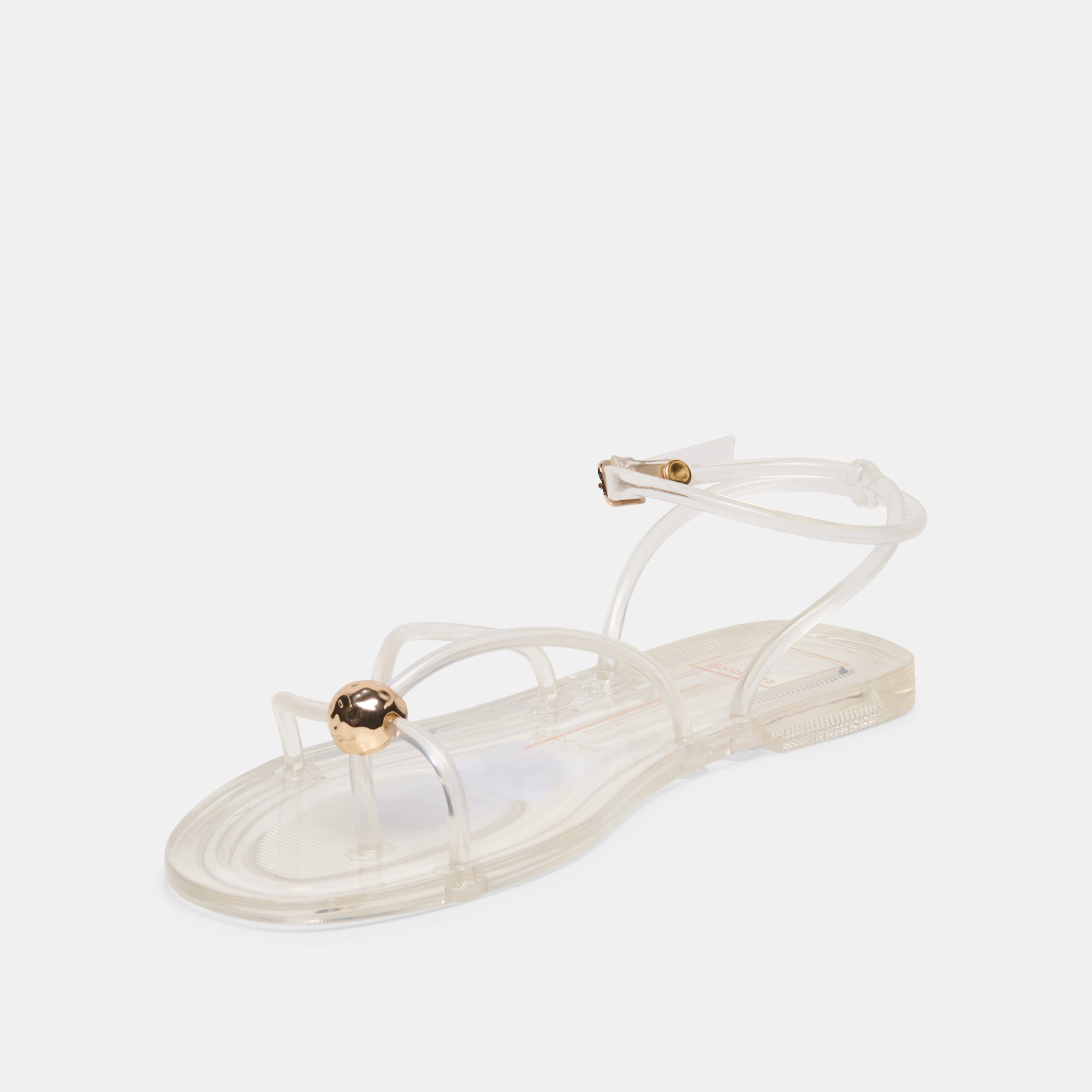 KENLEY VINYL SANDALS CRYSTAL JELLY