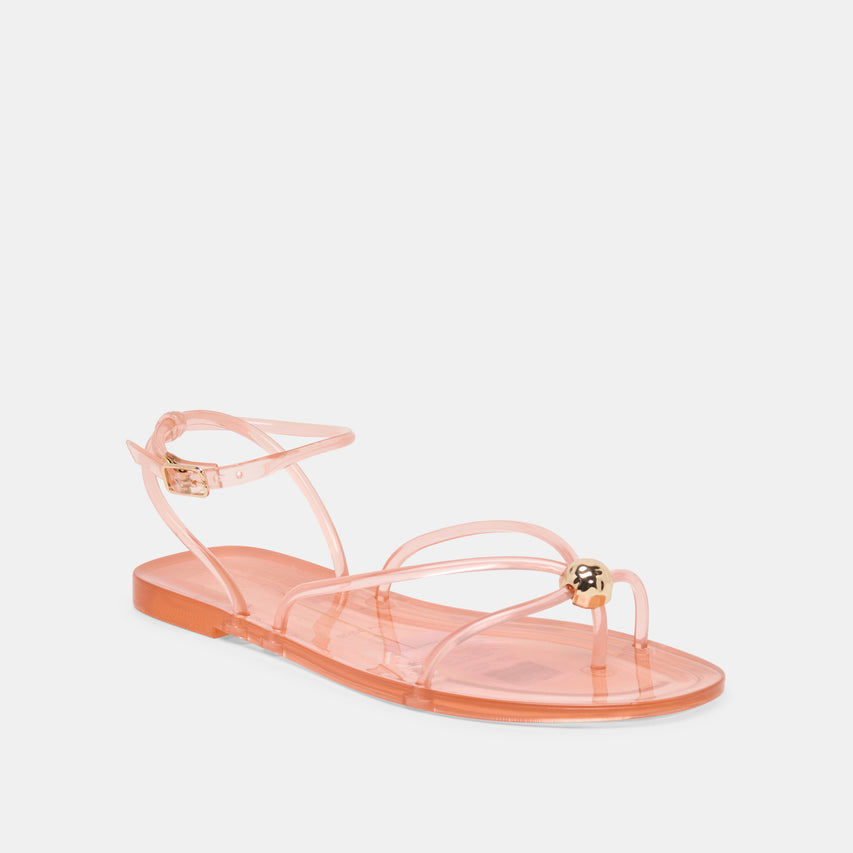 KENLEY VINYL SANDALS ROSE JELLY