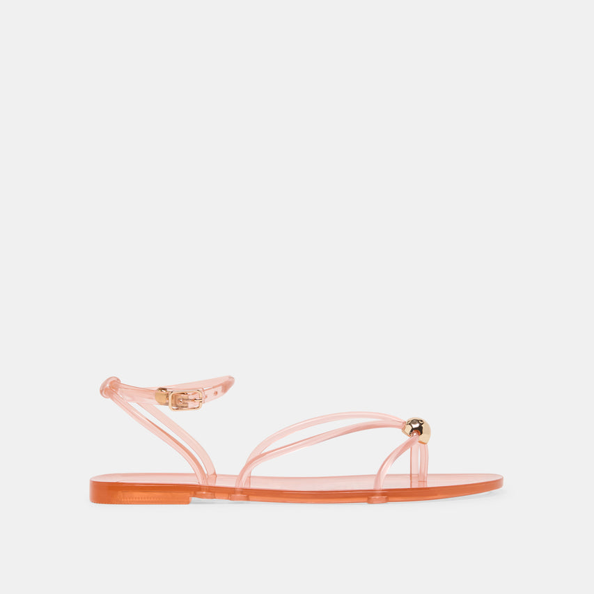 Kenley Vinyl Rose Jelly Sandals | Dolce Vita