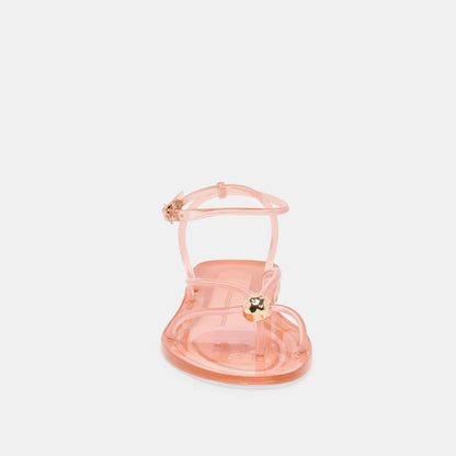 KENLEY VINYL SANDALS ROSE JELLY