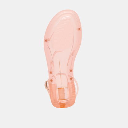 KENLEY VINYL SANDALS ROSE JELLY