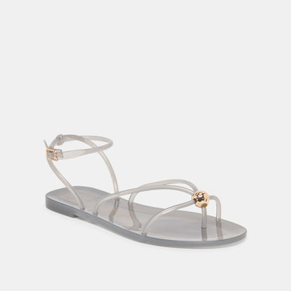 KENLEY VINYL SANDALS SMOKE JELLY
