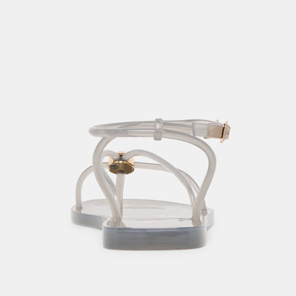 KENLEY VINYL SANDALS SMOKE JELLY