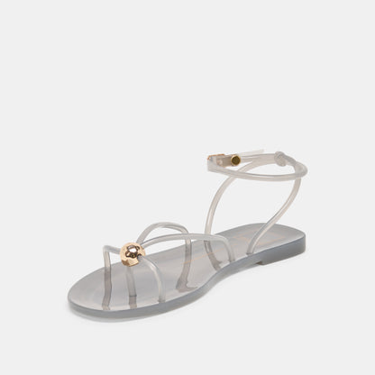 KENLEY VINYL SANDALS SMOKE JELLY