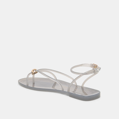 KENLEY VINYL SANDALS SMOKE JELLY