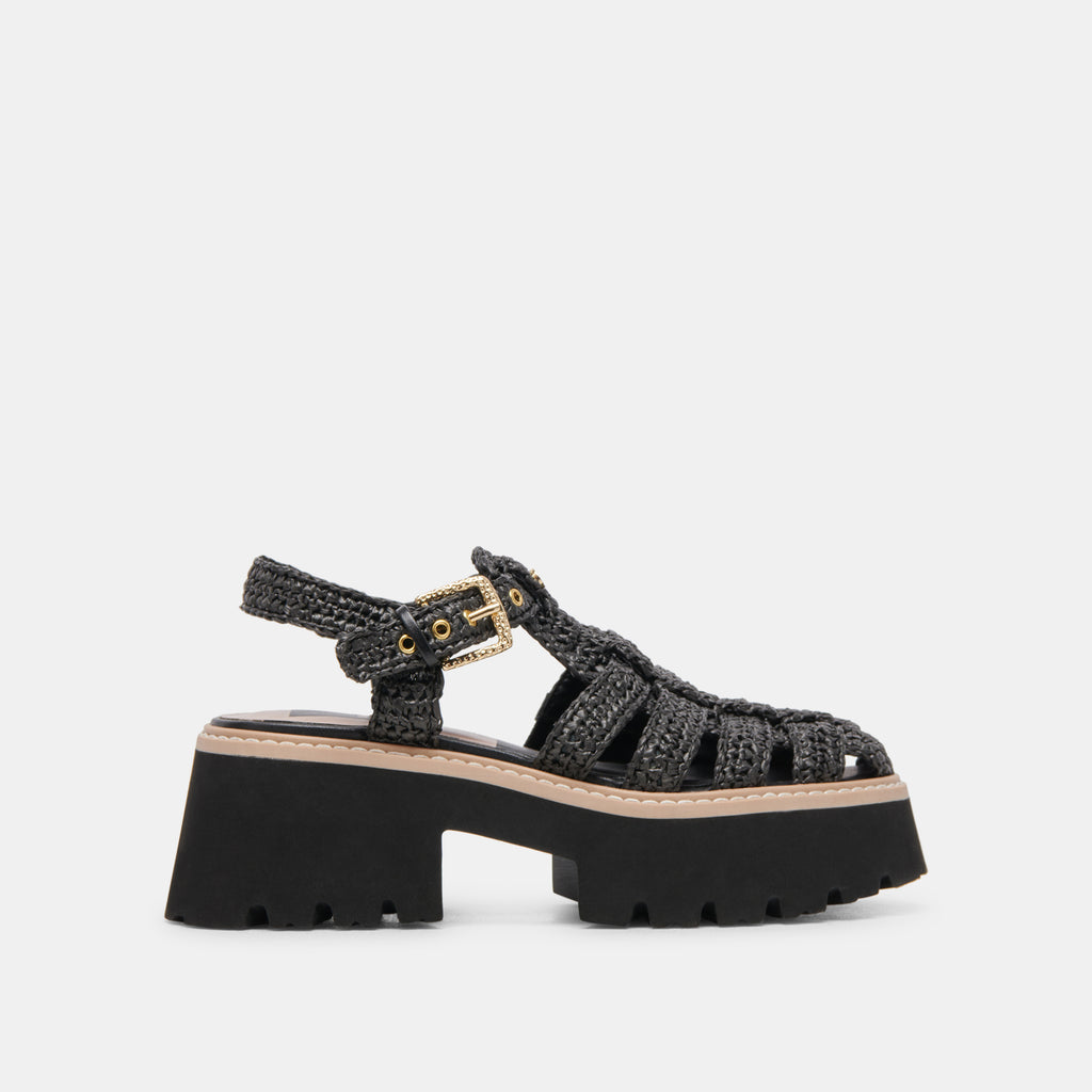 LASLY SANDALS ONYX KNIT - image 1