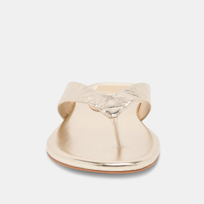 LINNET SANDALS LT GOLD LEATHER