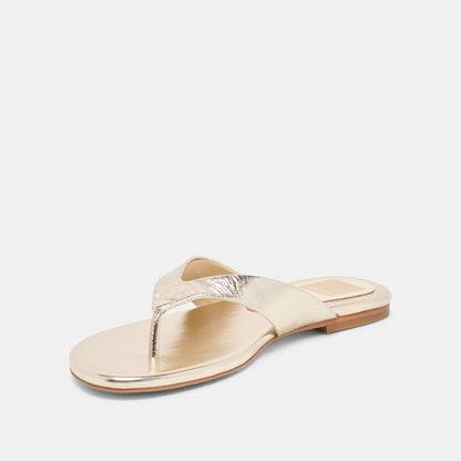 LINNET SANDALS LT GOLD LEATHER