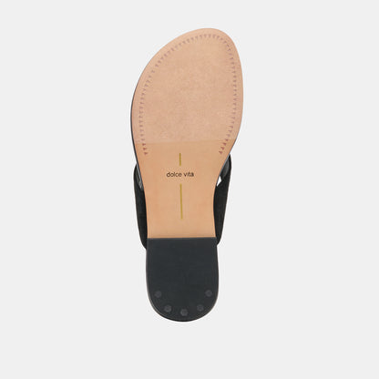 LINNET SANDALS ONYX SUEDE