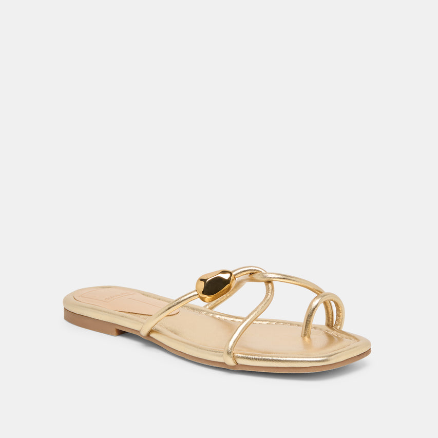 LOUIZ SANDALS GOLD STELLA