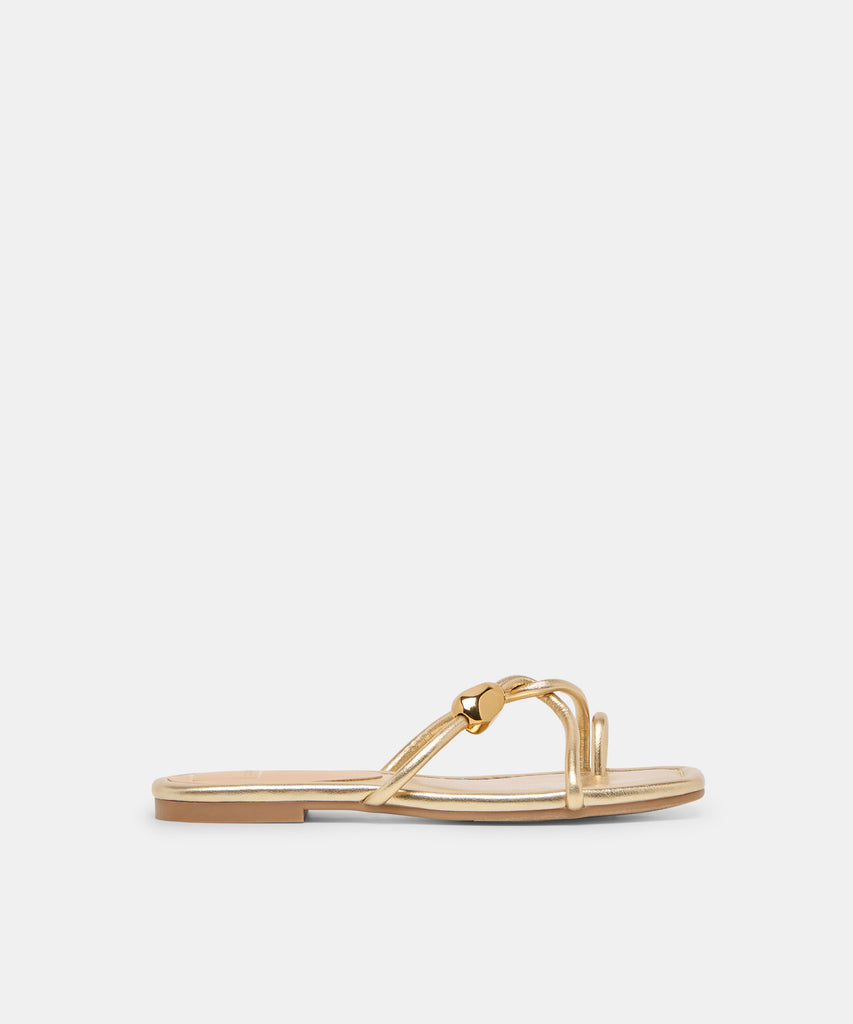 Louiz Gold Stella Sandals | Dolce Vita
