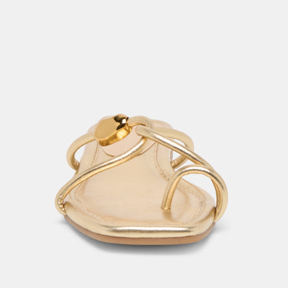 LOUIZ SANDALS GOLD STELLA