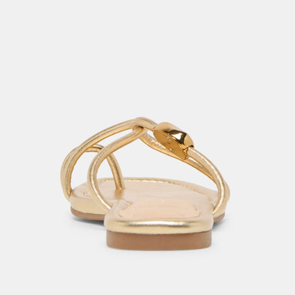 LOUIZ SANDALS GOLD STELLA