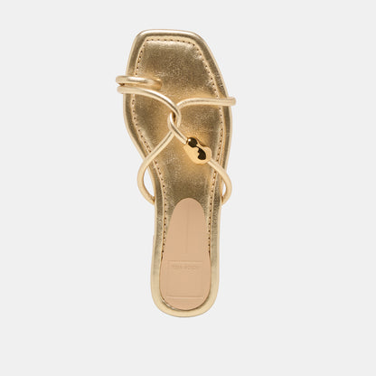 LOUIZ SANDALS GOLD STELLA