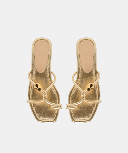LOUIZ SANDALS GOLD STELLA