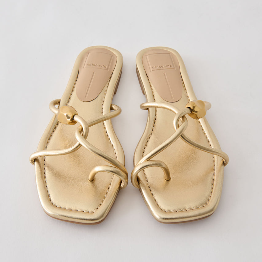 LOUIZ SANDALS GOLD STELLA