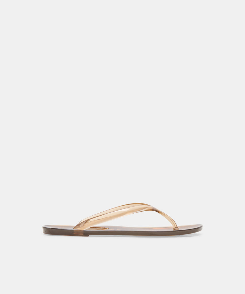 LYCHEE JELLY SANDALS WHISKEY JELLY