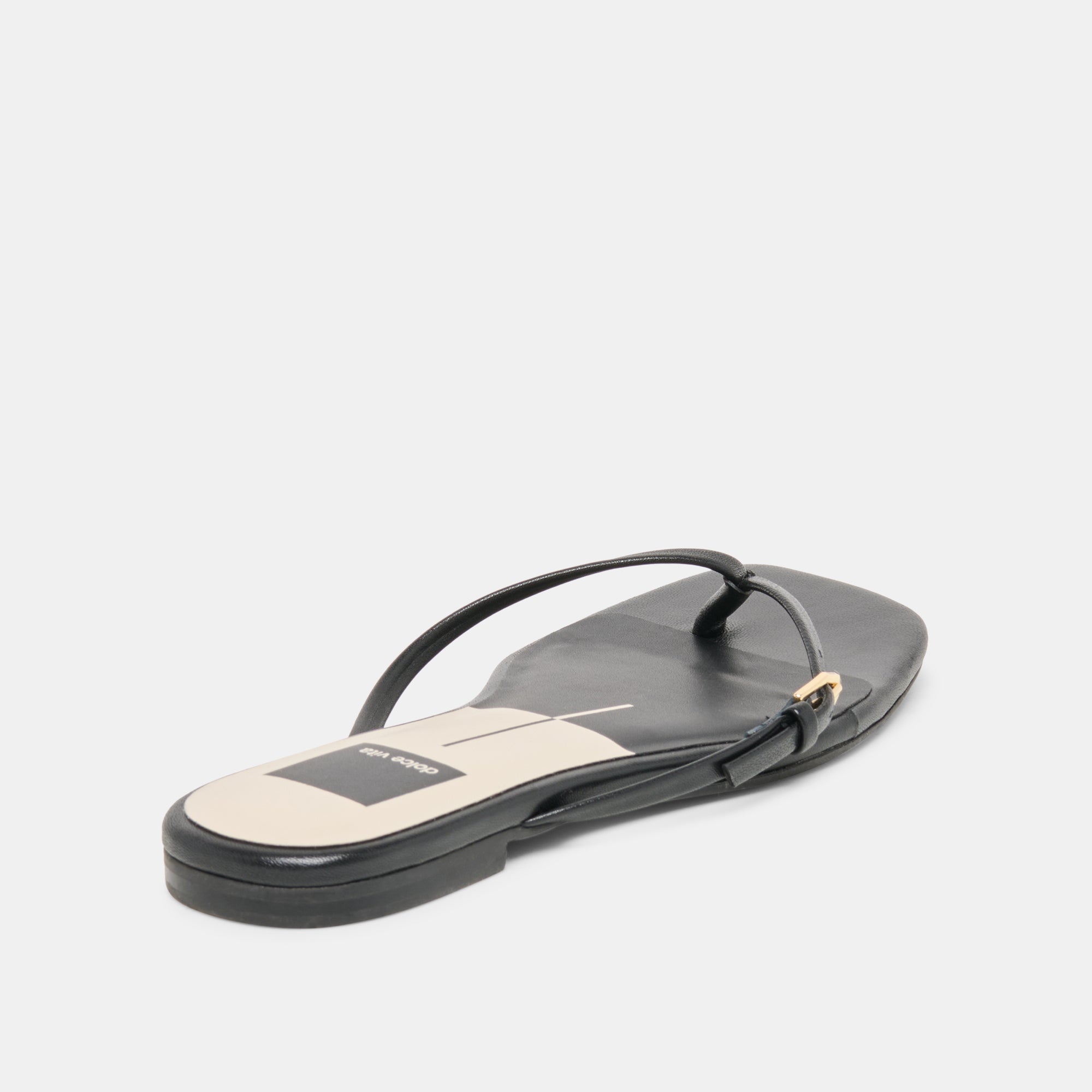 MALTA SANDALS BLACK LEATHER - view 5