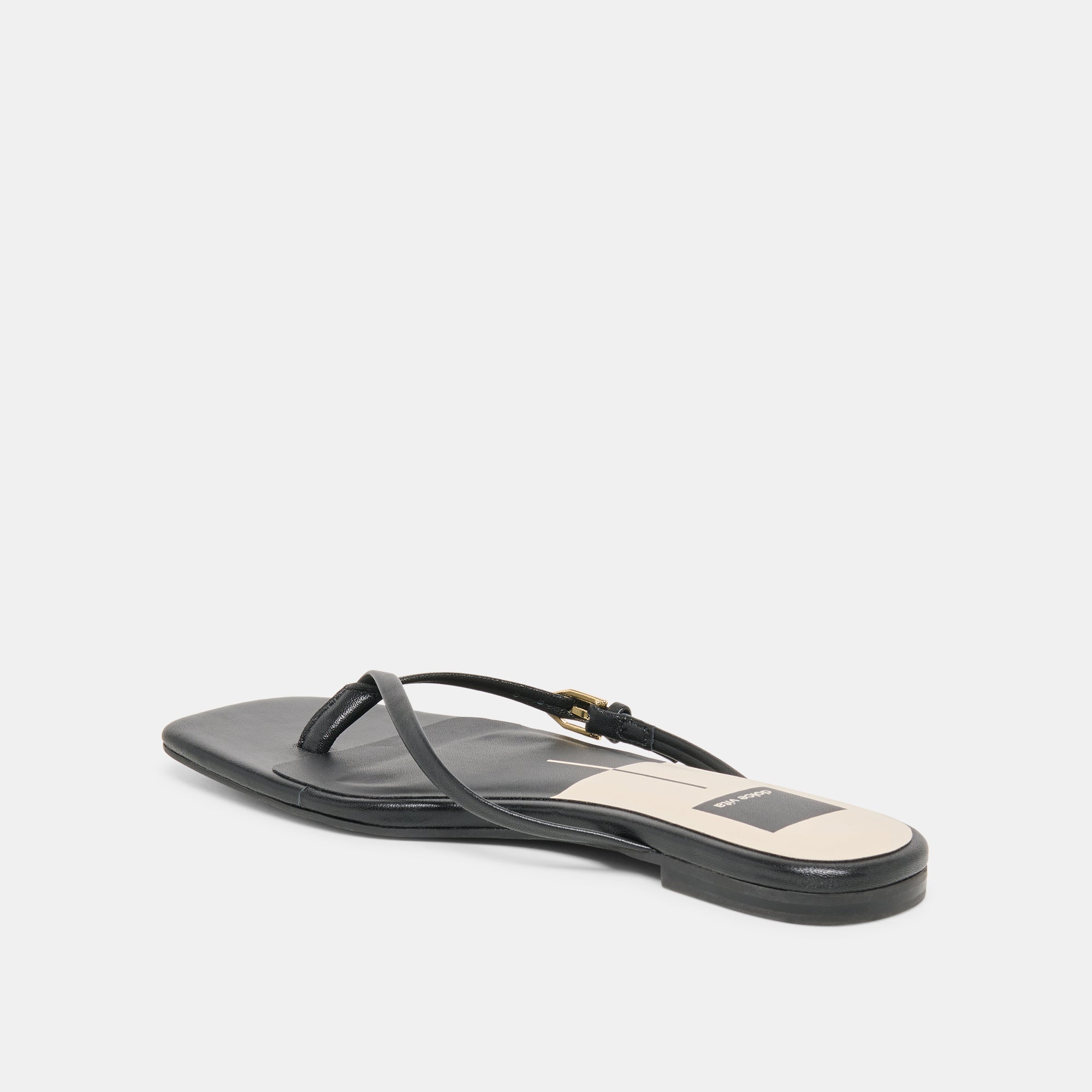 MALTA SANDALS BLACK LEATHER - view 7