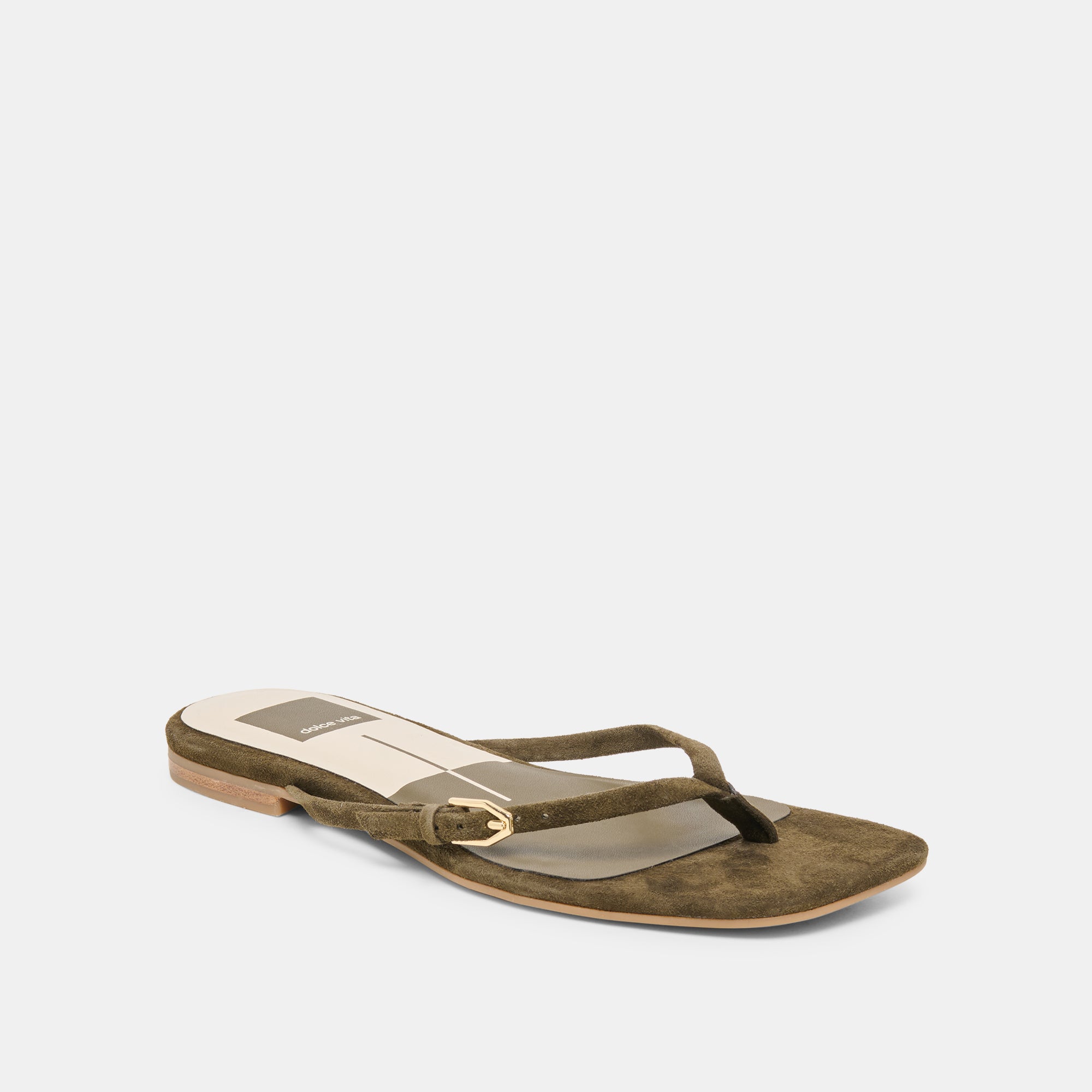 MALTA SANDALS DK OLIVE SUEDE - view 2
