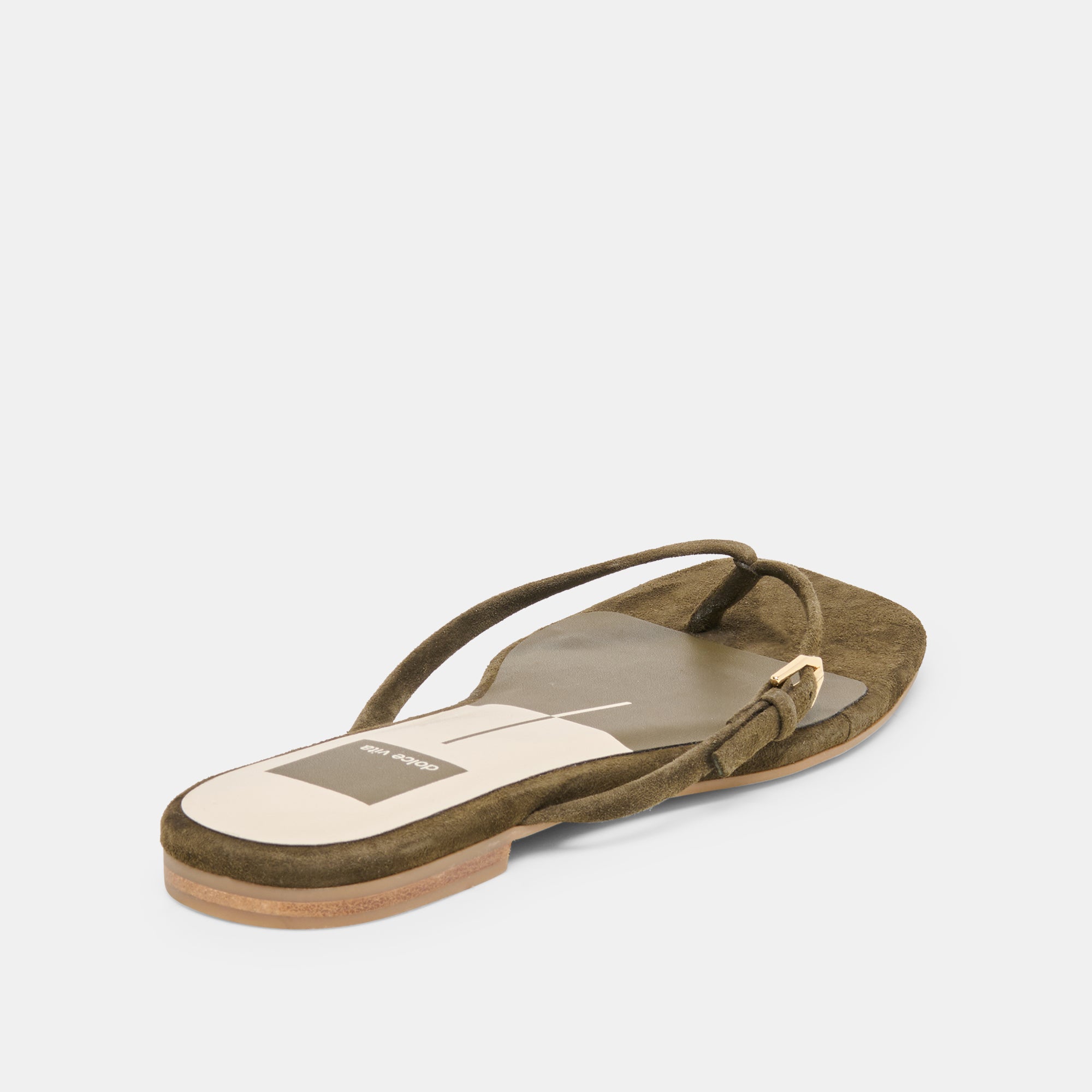 MALTA SANDALS DK OLIVE SUEDE - view 3