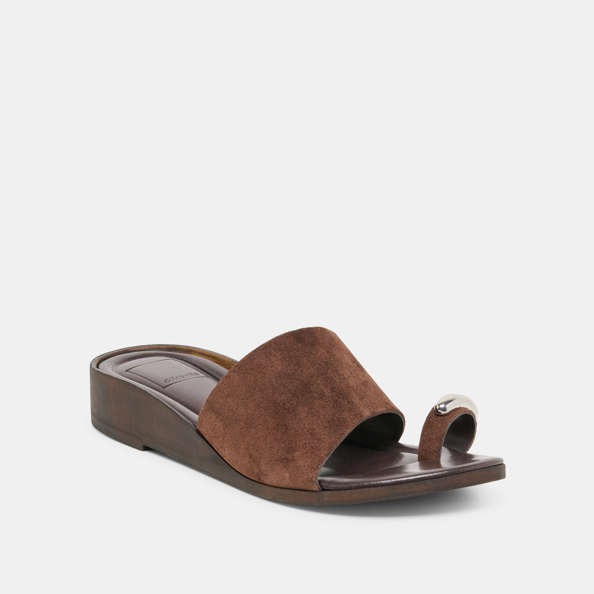 MOXY SANDALS DK BROWN SUEDE - view 2
