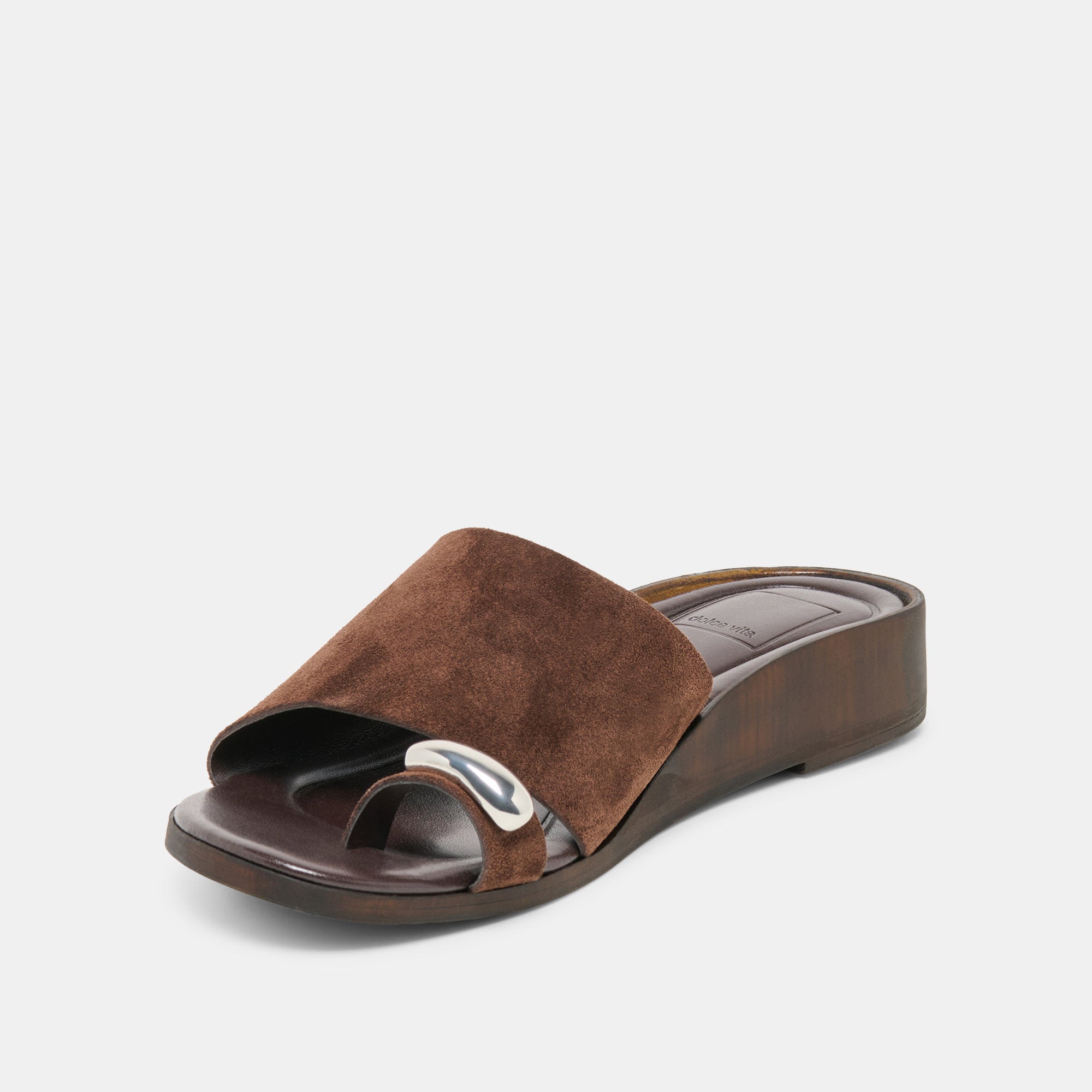 MOXY SANDALS DK BROWN SUEDE - view 4