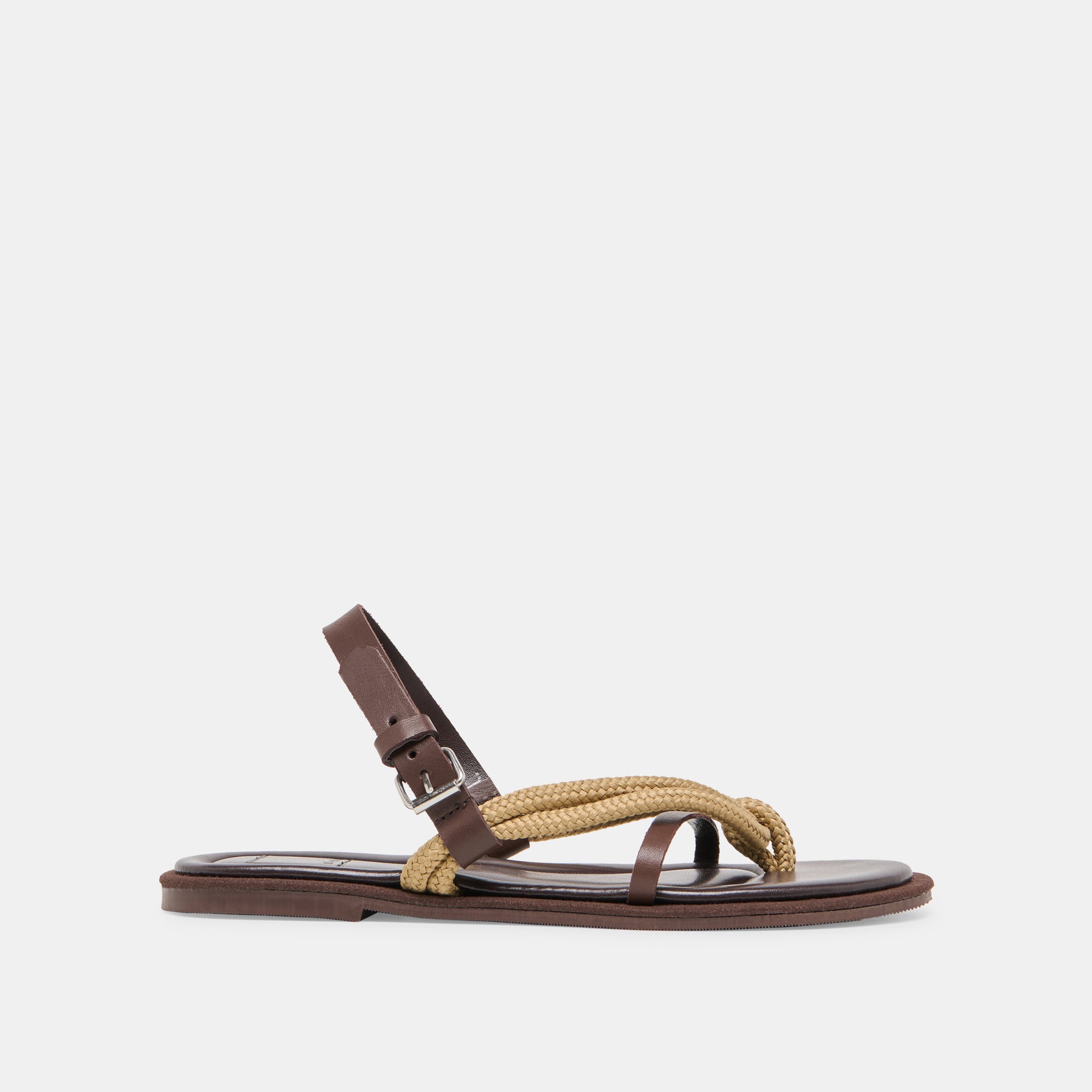 Reed Dk Brown Leather Sandals | Dolce Vita