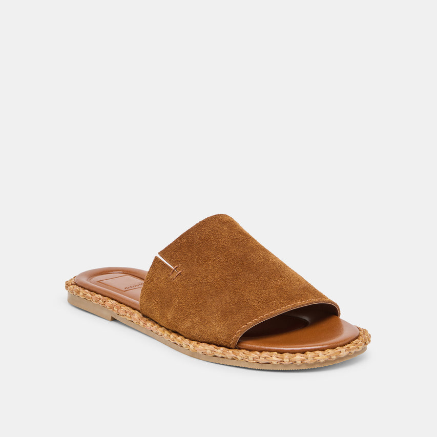 RIDGE SANDALS CHESTNUT SUEDE