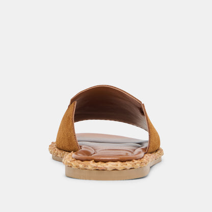 RIDGE SANDALS CHESTNUT SUEDE