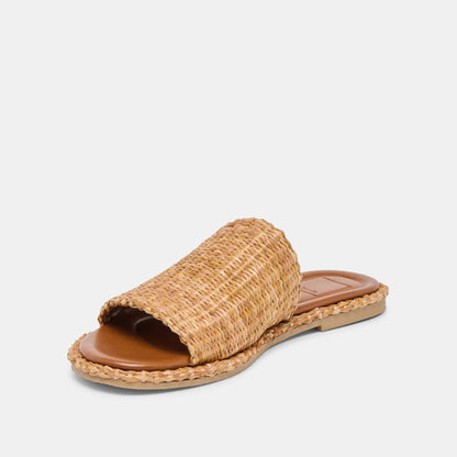 RIDGE SANDALS NATURAL RAFFIA