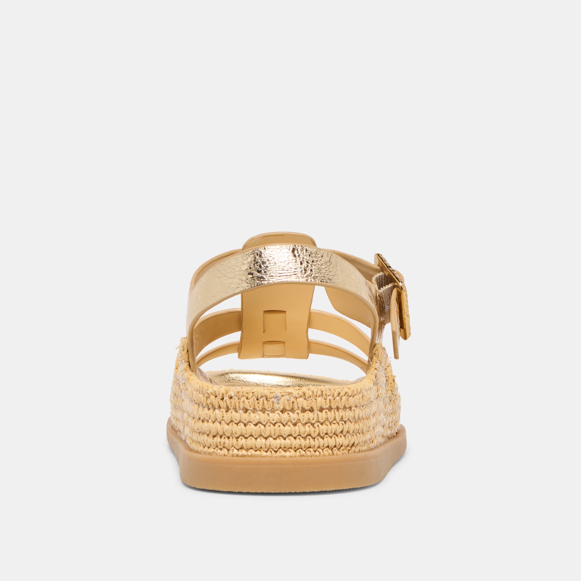 SHENNA SANDALS GOLD DISTRESSED LEATHER