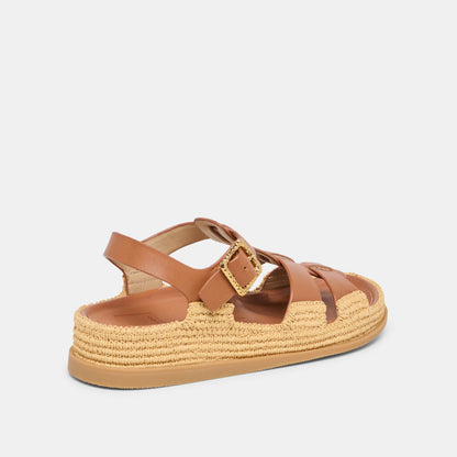 SHENNA SANDALS SADDLE LEATHER