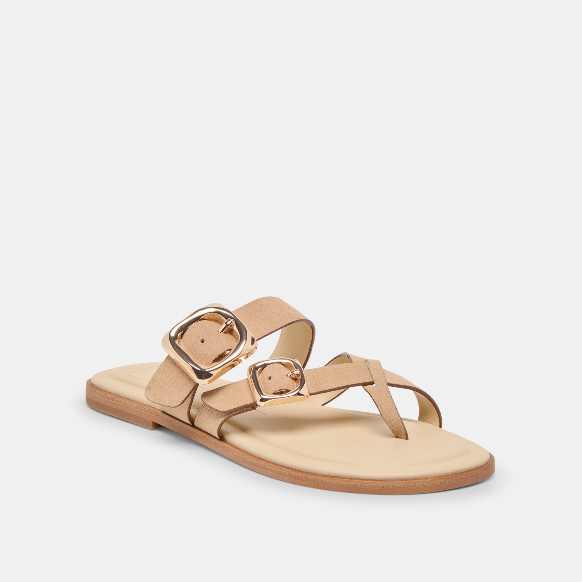 SHORE SANDALS CAMEL SUEDE - view 2