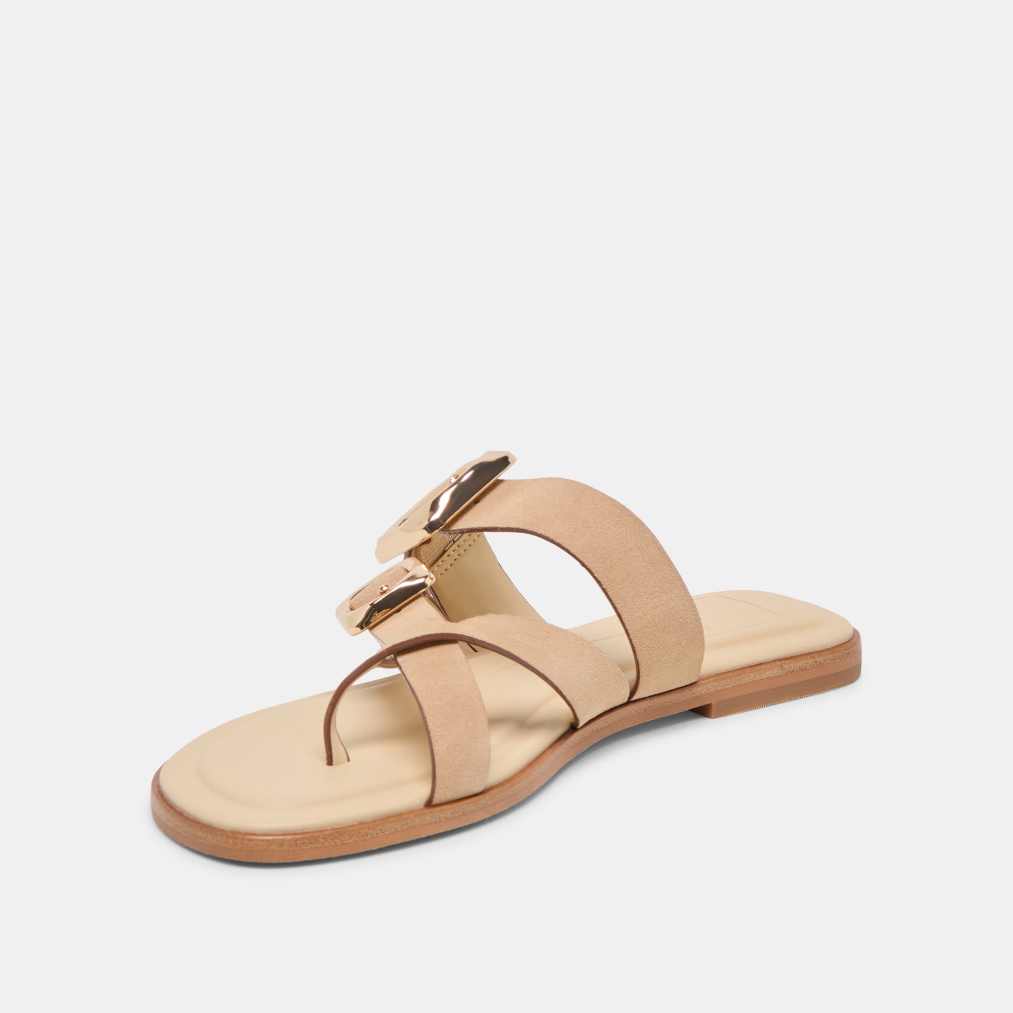 SHORE SANDALS CAMEL SUEDE - view 4