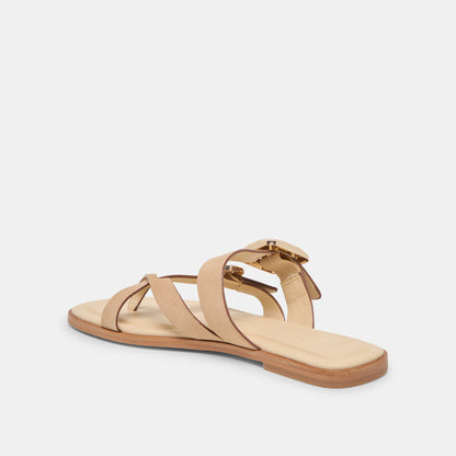 SHORE SANDALS CAMEL SUEDE