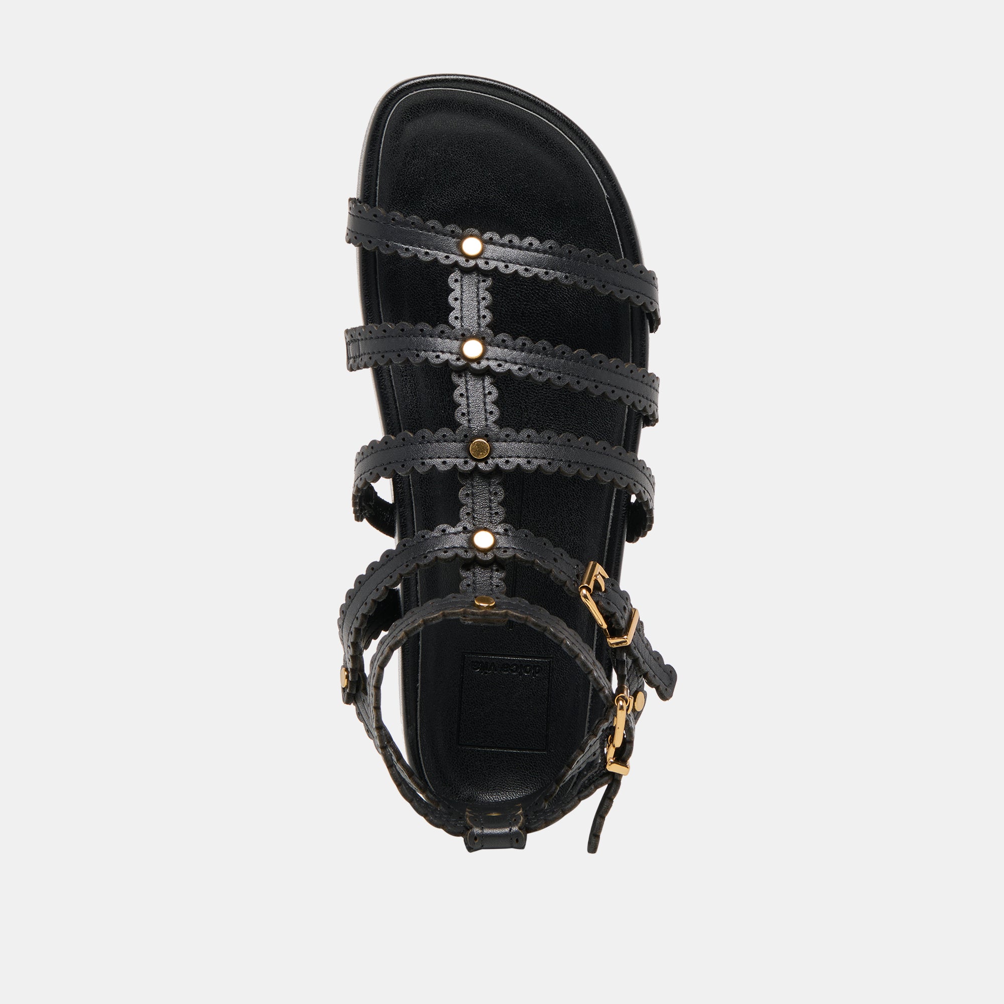 SUSANA SANDALS BLACK LEATHER