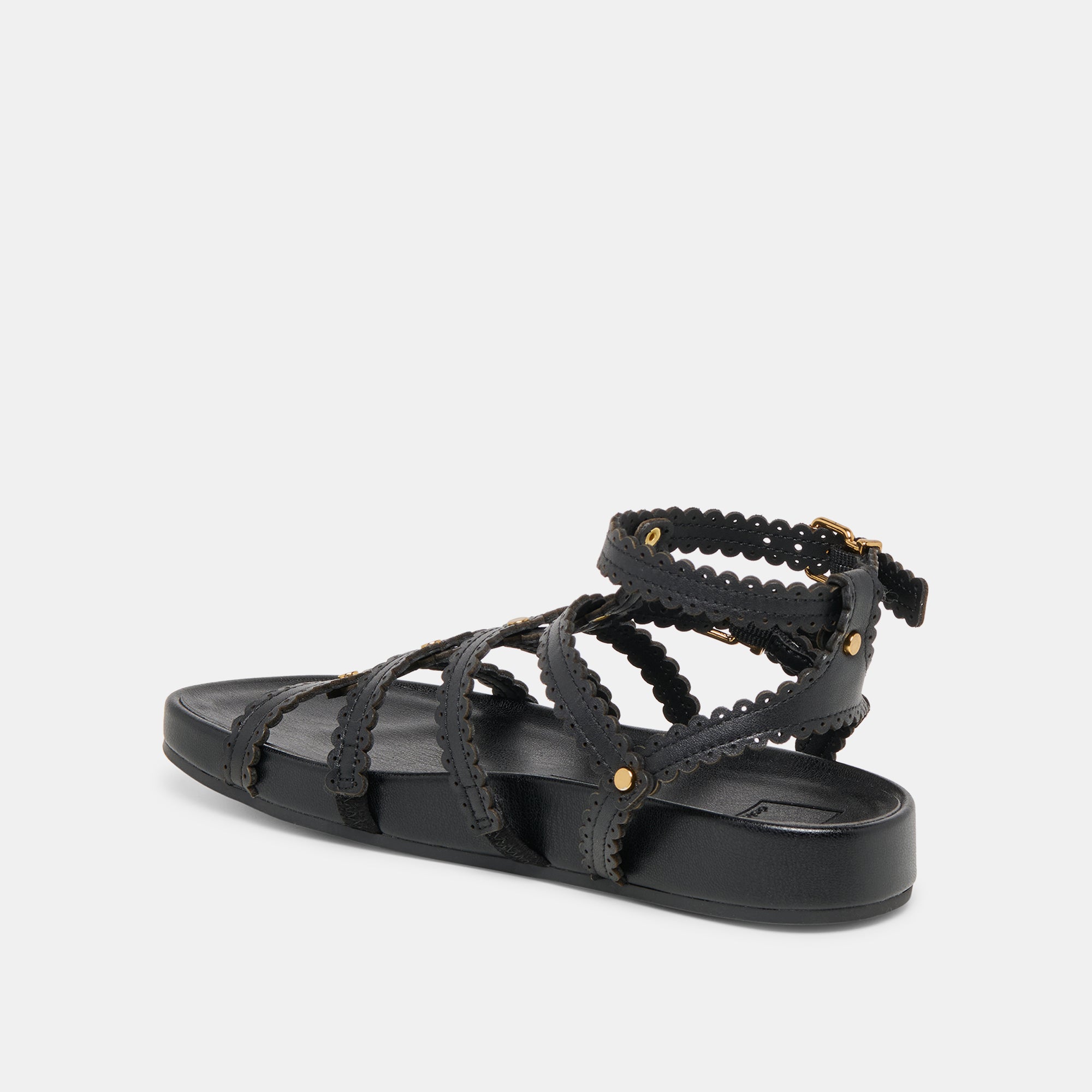 SUSANA SANDALS BLACK LEATHER