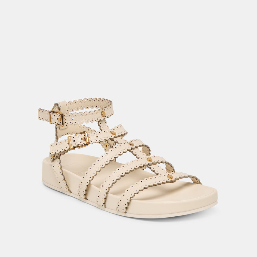 SUSANA SANDALS CREME LEATHER