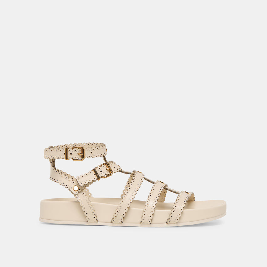 Susana Creme Leather Sandals | Dolce Vita