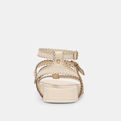 SUSANA SANDALS CREME LEATHER