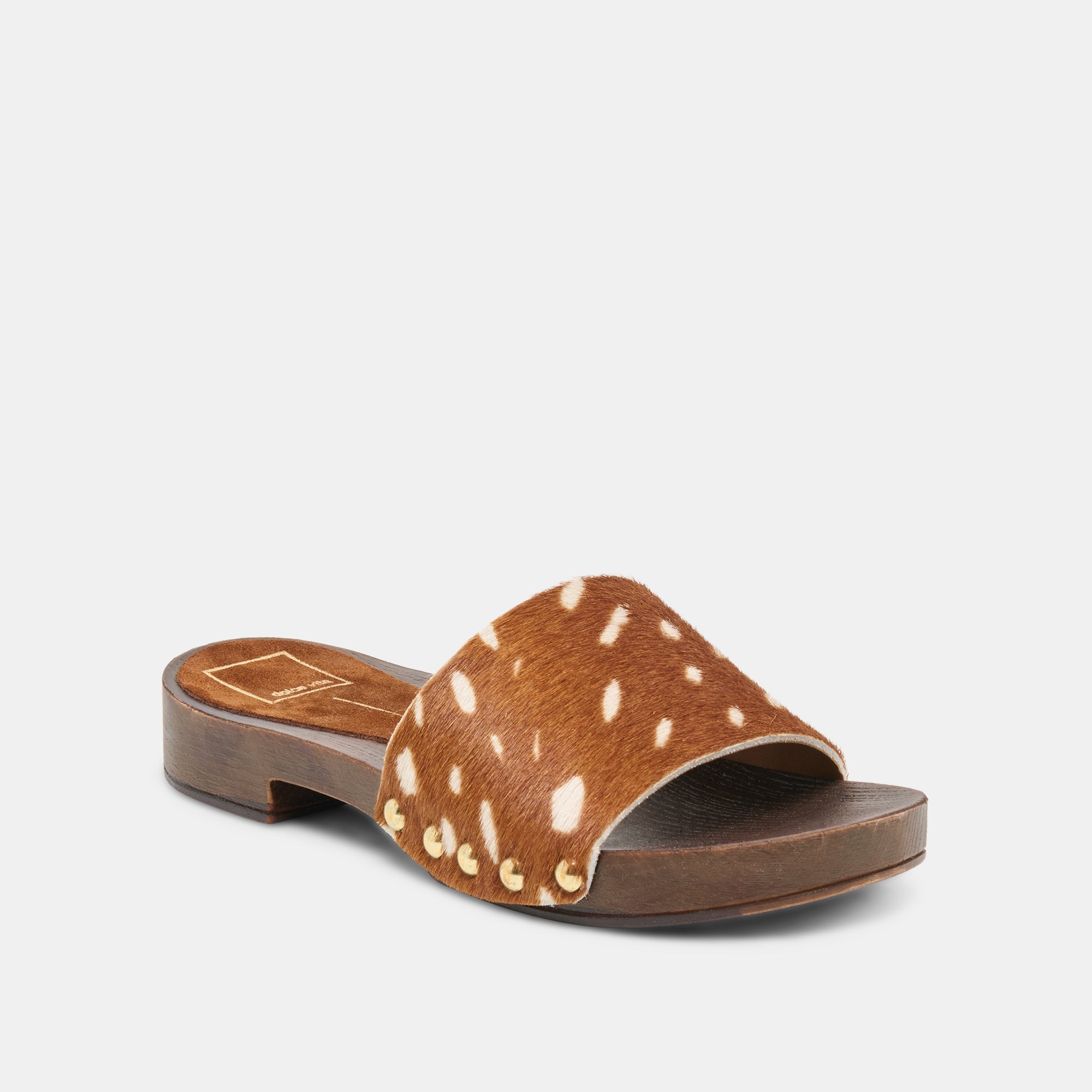 SYMONE SANDALS CHESTNUT CALF HAIR - view 2