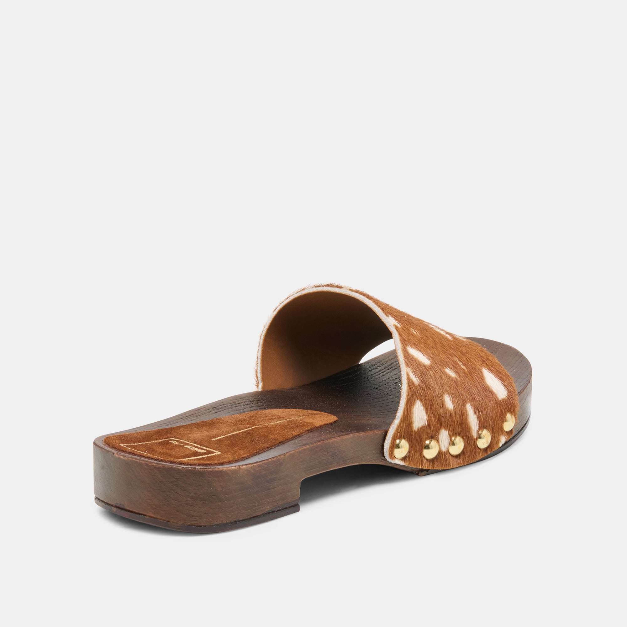 SYMONE SANDALS CHESTNUT CALF HAIR - view 3