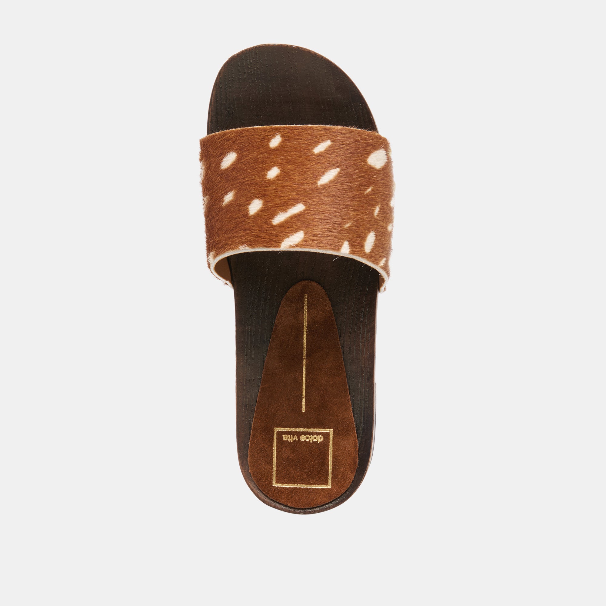 SYMONE SANDALS CHESTNUT CALF HAIR - view 8