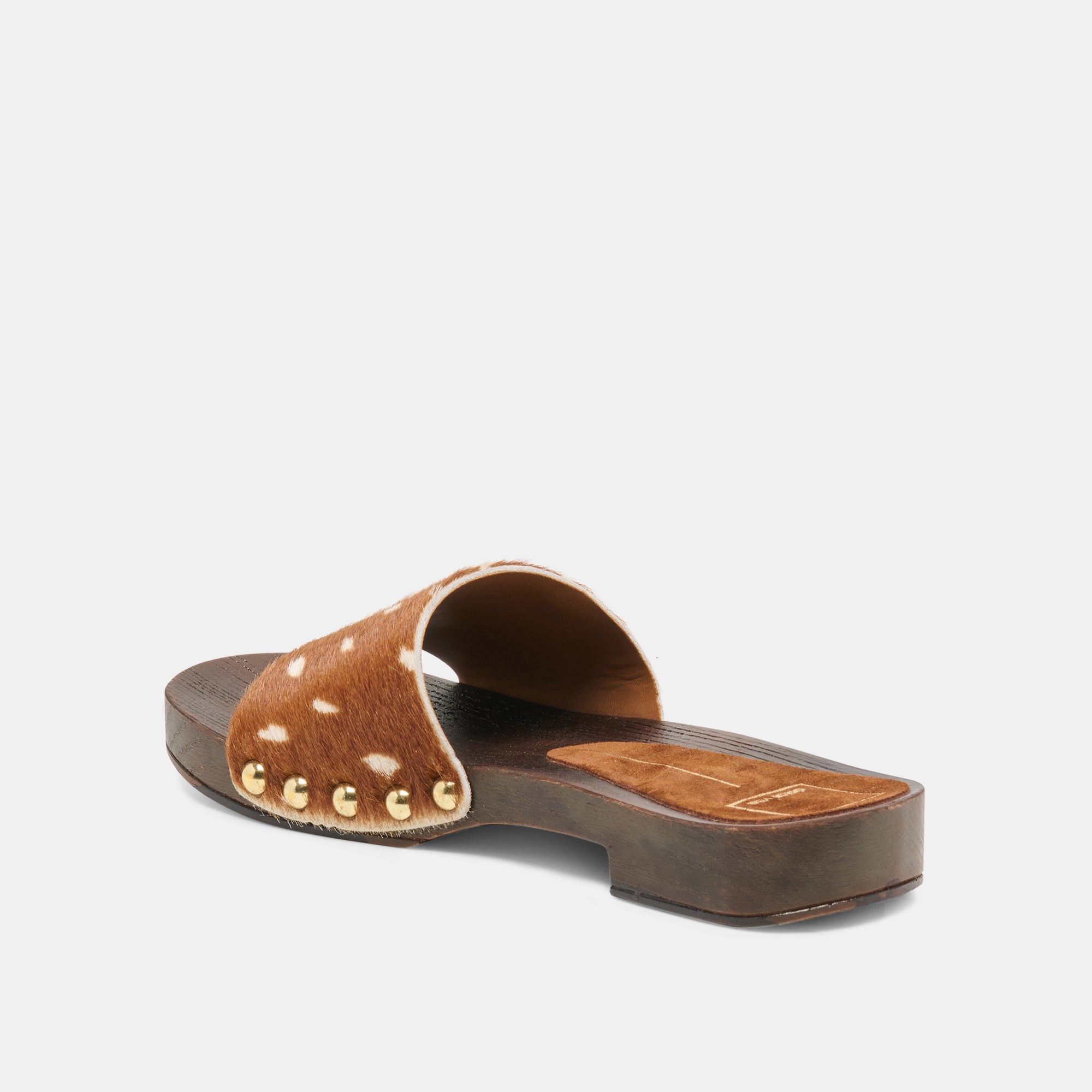 SYMONE SANDALS CHESTNUT CALF HAIR - view 5