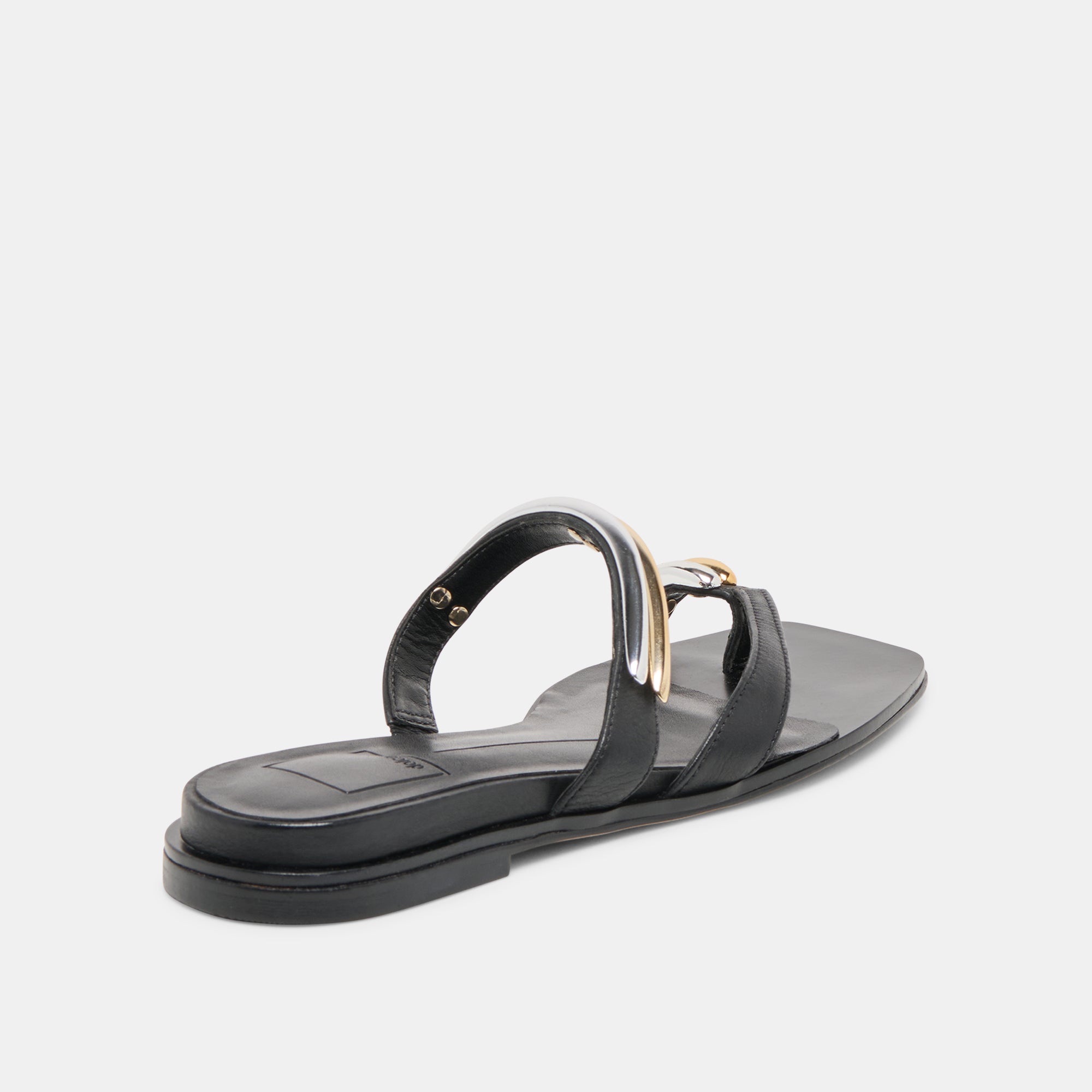 TARINA SANDALS BLACK LEATHER
