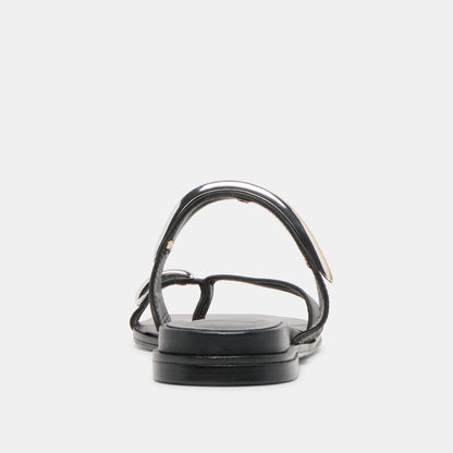 TARINA SANDALS BLACK LEATHER