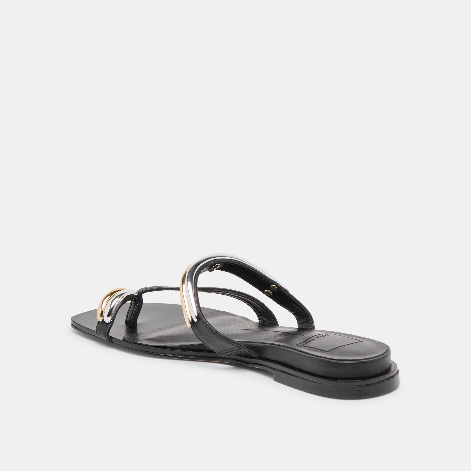 TARINA SANDALS BLACK LEATHER