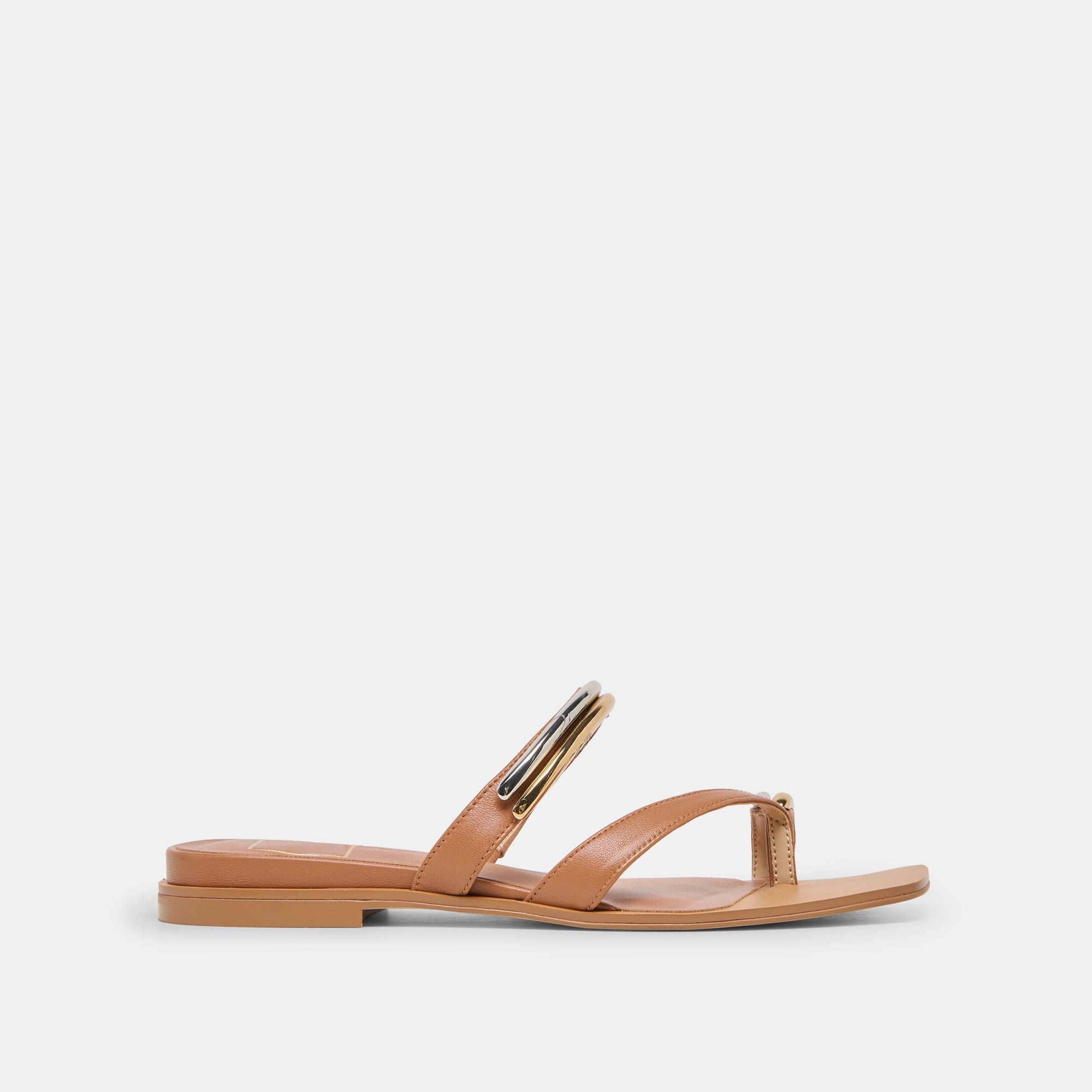 Tarina Caramel Leather Sandals | Dolce Vita